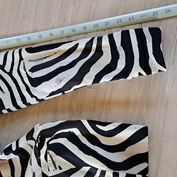 VENUS Zebra Print Lightweight Structured Tailored Pockets Longer Blazer Jacket - Picture 14 of 16